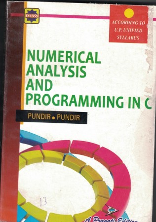 NUMERICAL ANALYSIS AND PROGRAMMING IN C